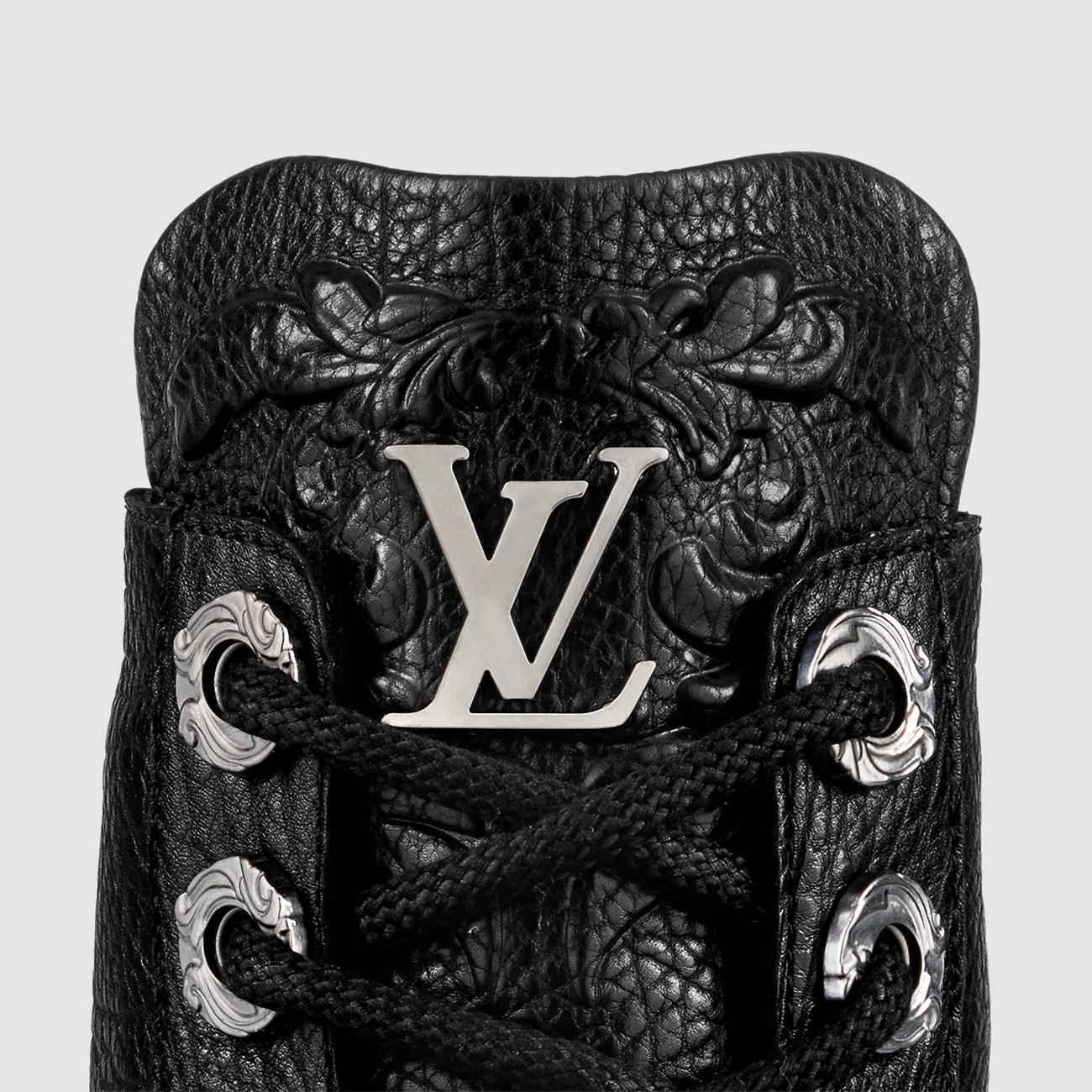 Giày Louis Vuitton BốT LV Baroque Ranger Nam Đen